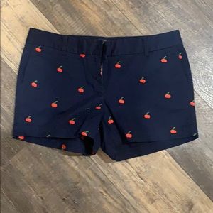 J. Crew Chino cherry shorts